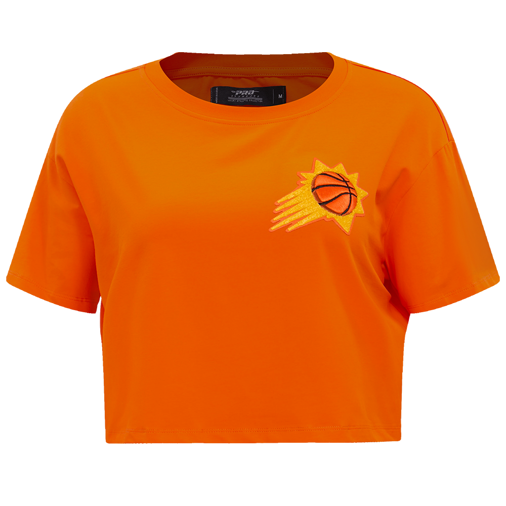 NBA PHOENIX SUNS CLASSIC WOMEN S BOXY TEE ORANGE Pro Standard
