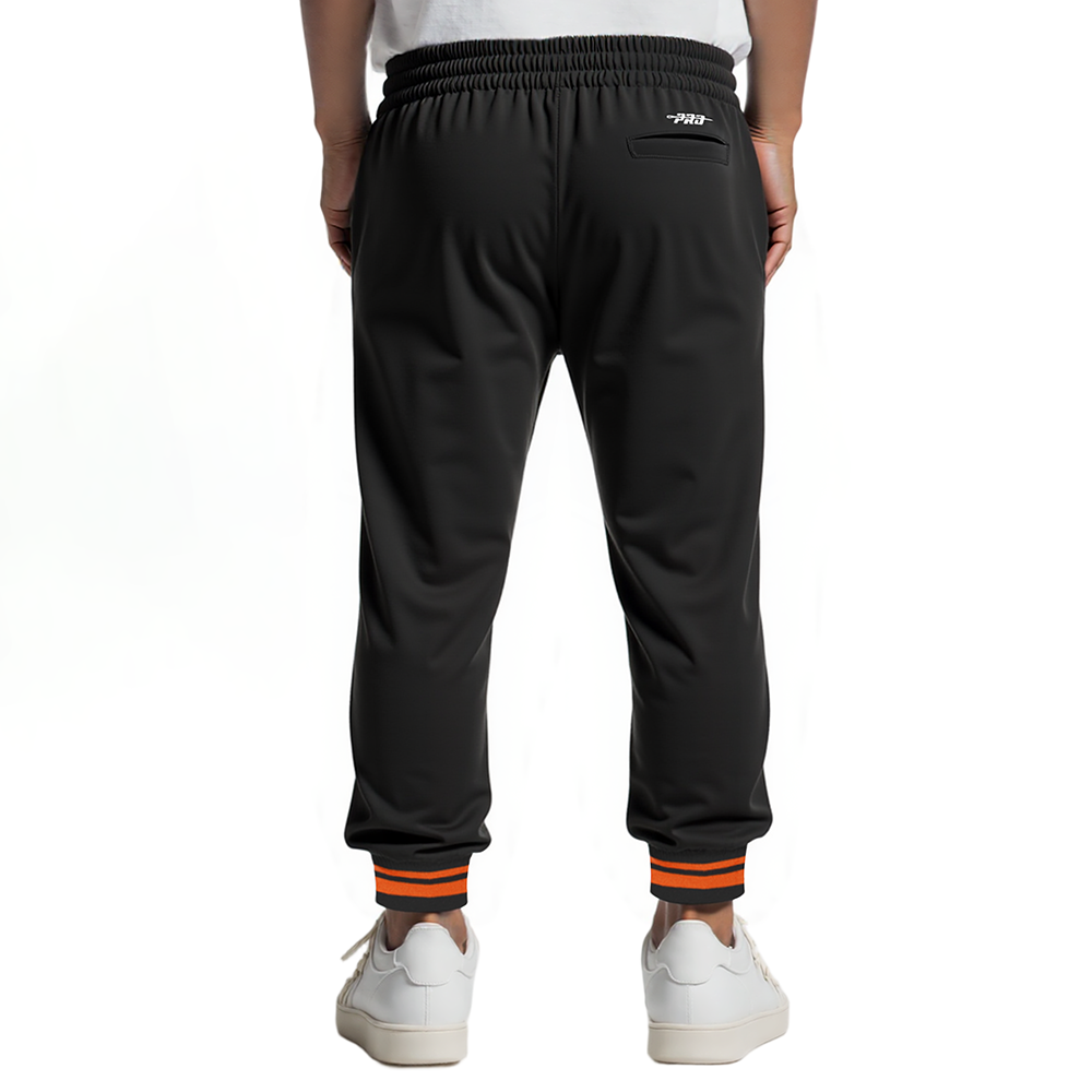 NBA PHOENIX SUNS RETRO CLASSIC BIG BOYS RIB FLC SWEATPANT (BLACK/ORANGE)