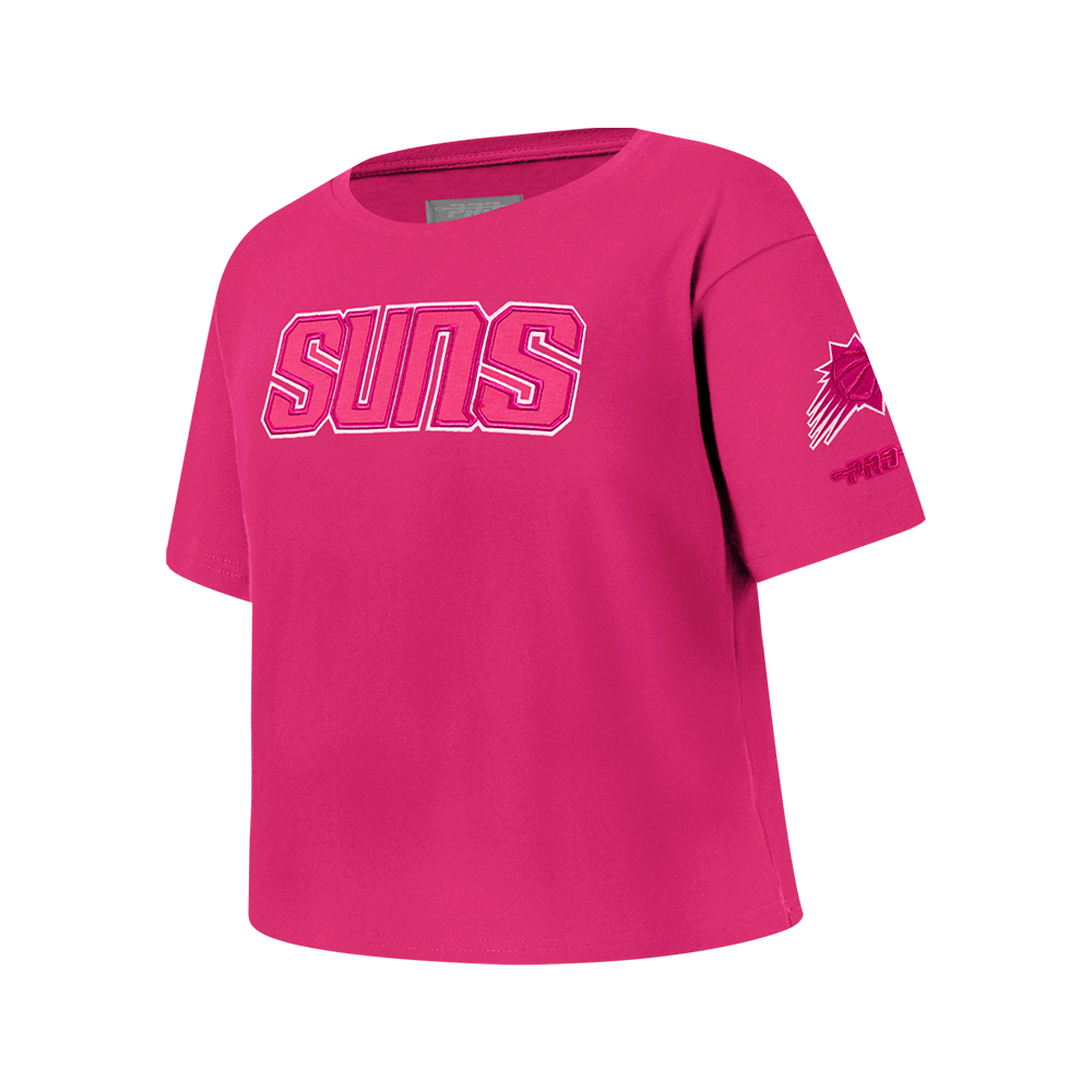 NBA PHOENIX SUNS TRIPLE PINK BIG GIRLS SS BOXY TEE (BEETROOT PURPLE)