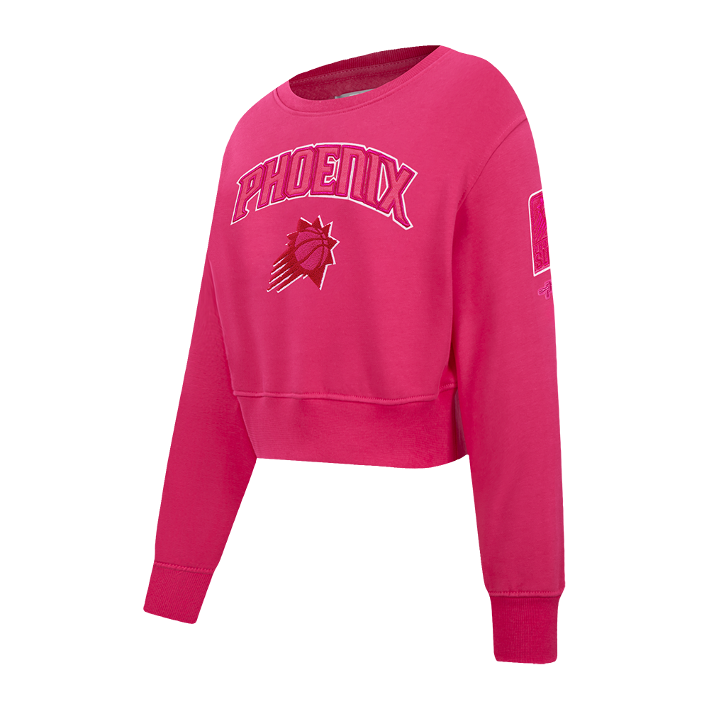 NBA PHOENIX SUNS TRIPLE PINK BIG GIRLS FLC CREWNECK (BEETROOT PURPLE)