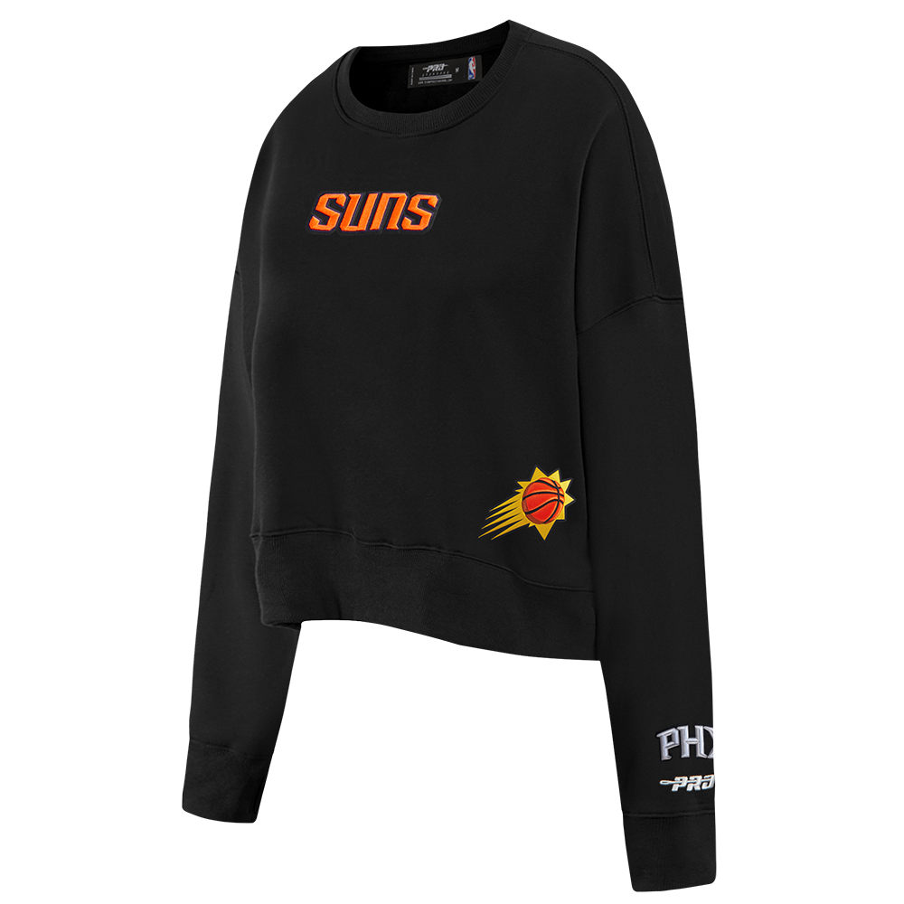 NBA PHOENIX SUNS WINGSPAN WOMEN'S FLC CREWNECK (BLACK)