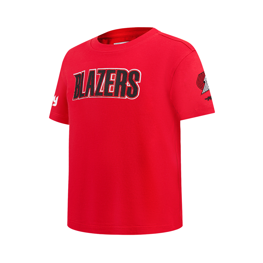 NBA PORTLAND TRAIL BLAZERS CLASSIC BIG BOYS SJ TEE (RED)