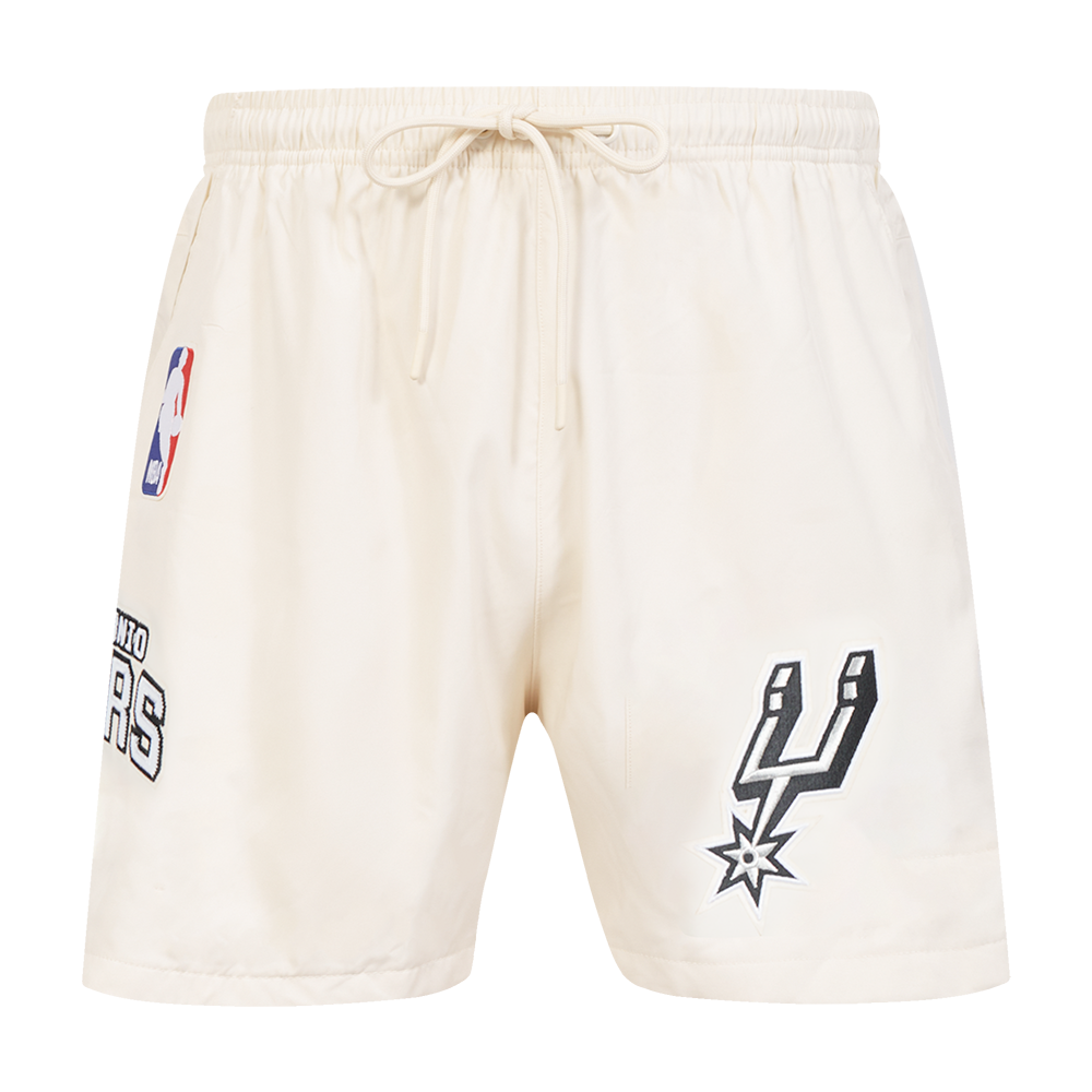 NBA SAN ANTONIO SPURS CLASSIC WOVEN MEN'S SHORT (EGGSHELL)
