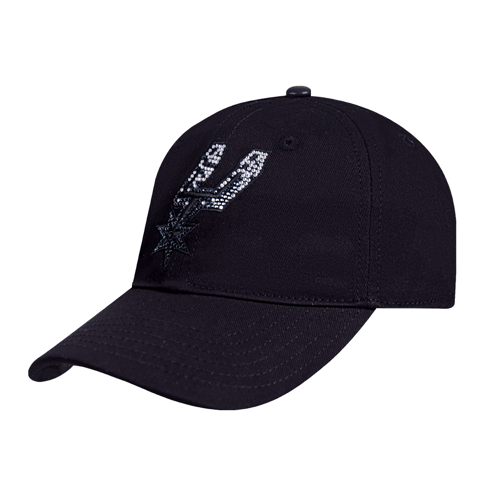 NBA SAN ANTONIO SPURS JEWELS WOMEN'S DAD HAT (BLACK)
