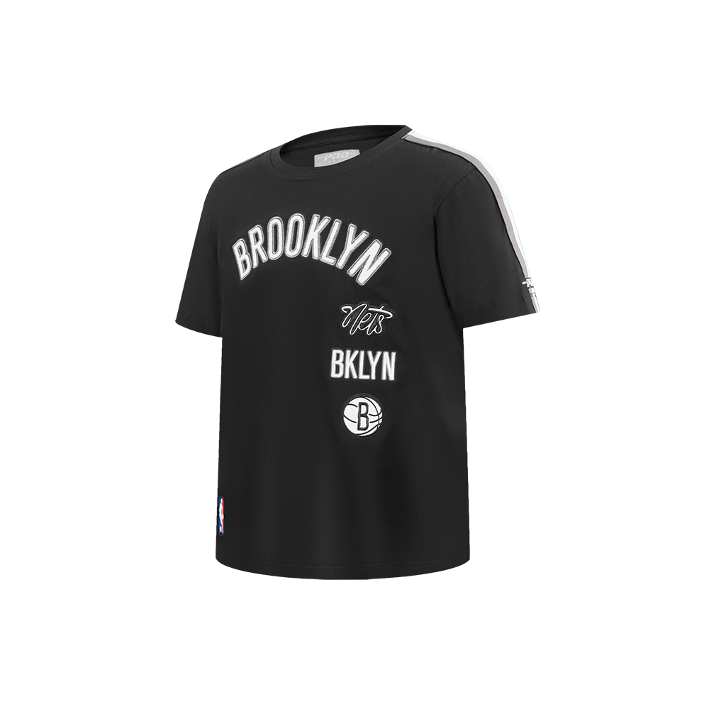 NBA SAN ANTONIO SPURS RETRO CLASSIC LITTLE BOYS SHORT SLEEVE TAPING TEE (BLACK/GRAY)