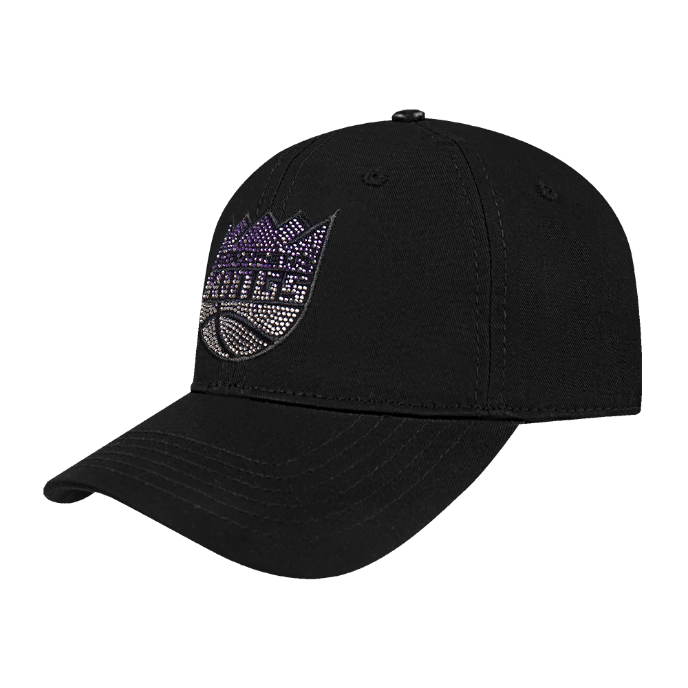 NBA SACRAMENTO KINGS JEWELS WOMEN'S DAD HAT (BLACK)
