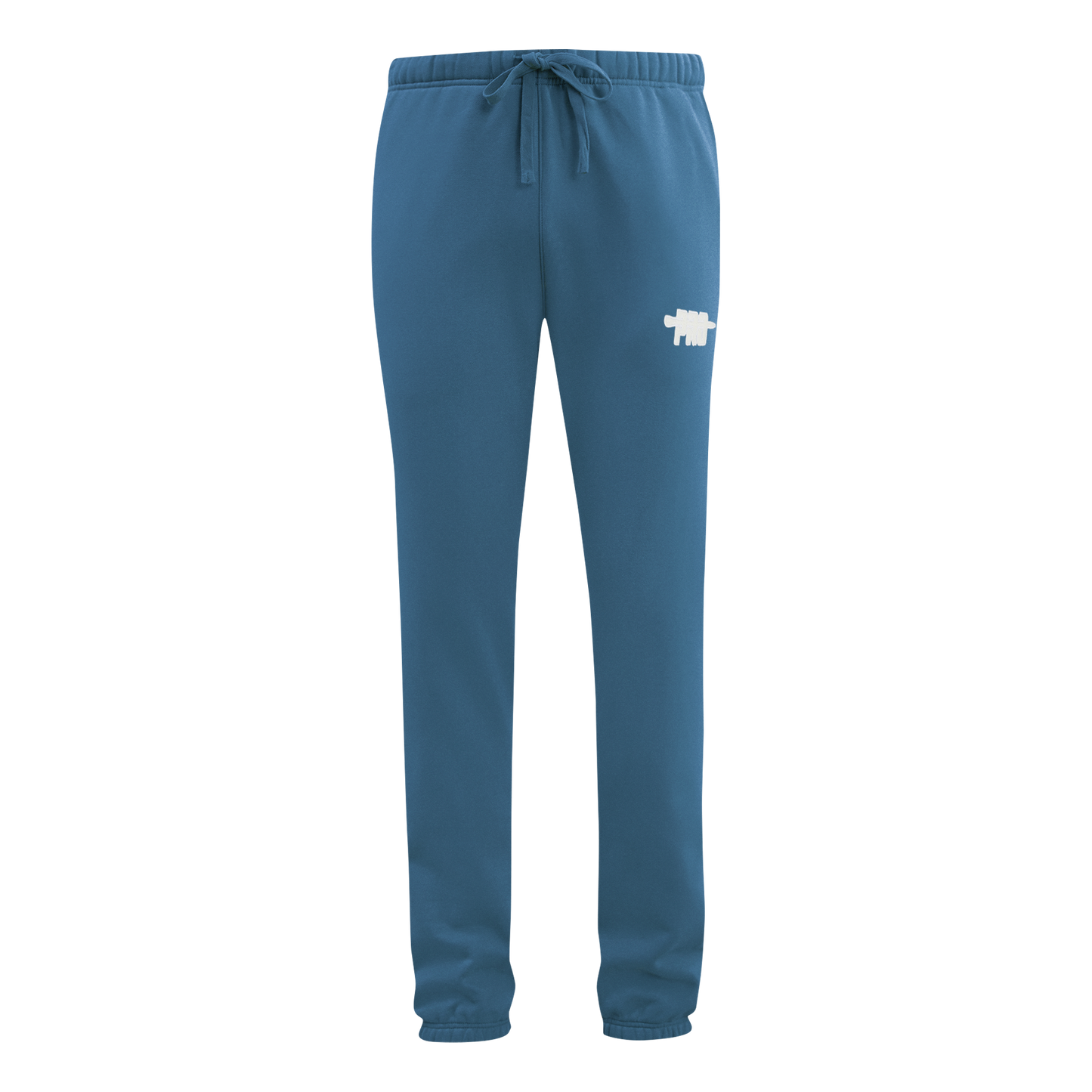 PRO STANDARD CLASSIC CHENILLE WHT LOGO MEN'S FLC SWEATPANT (STEEL BLUE)