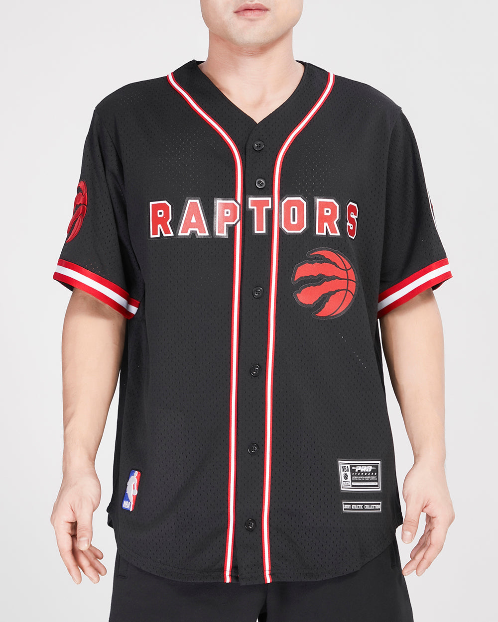 Men's Starter White Toronto Raptors Baseball - Button-Up Jersey