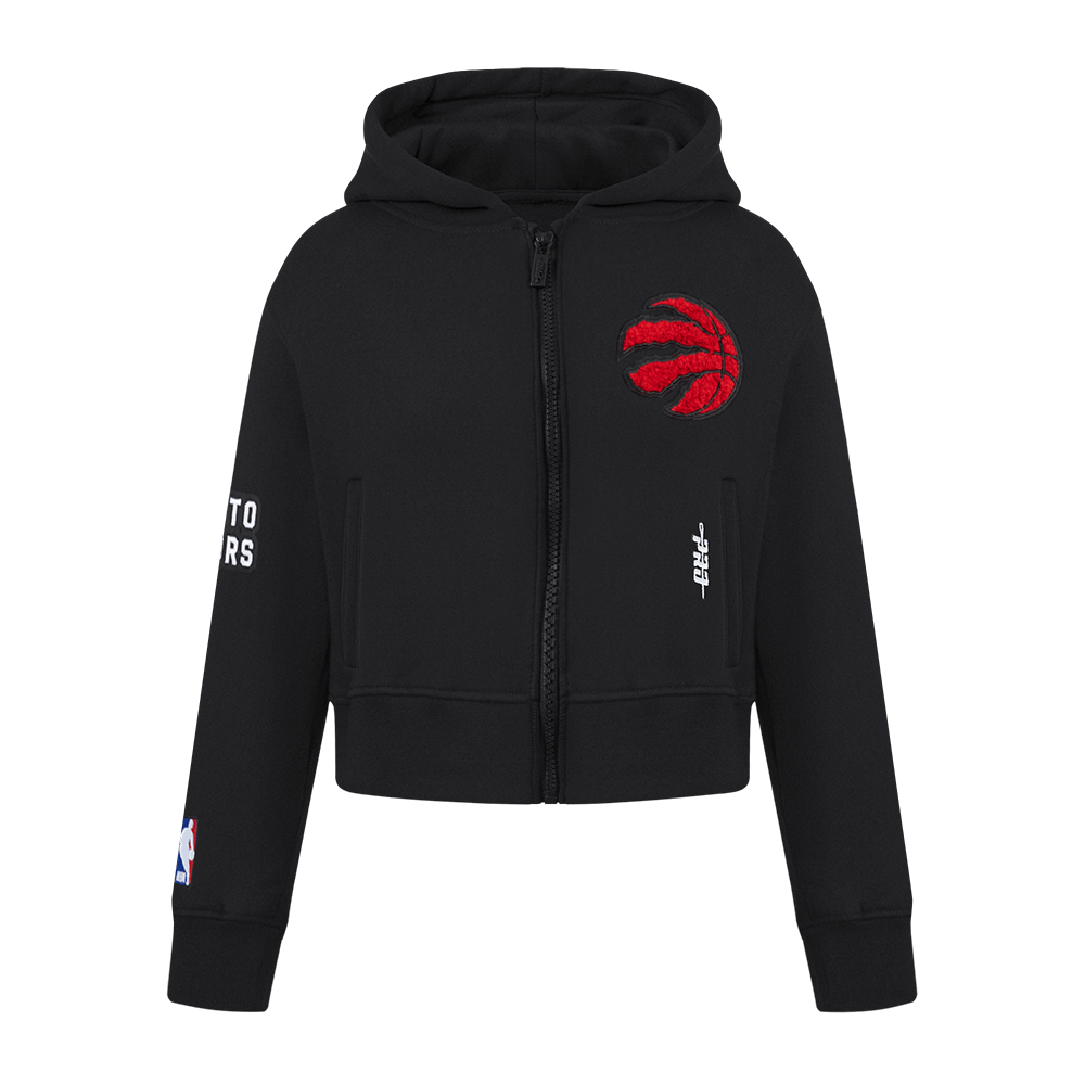 Outerstuff Toronto Raptors Infant Fleece Hoodie | 12 Months Size, Red & Black Team Zip-Up With Embroidered Logo