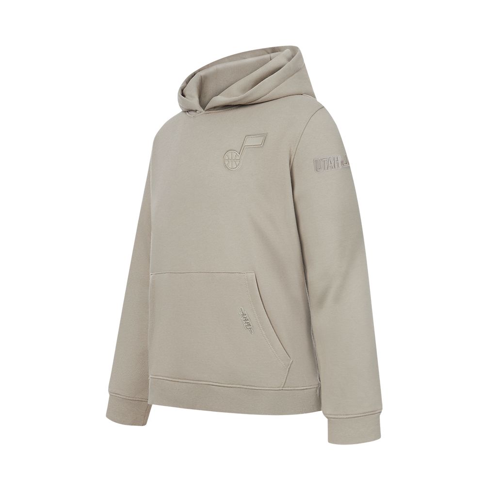 NBA UTAH JAZZ NEUTRAL BIG BOYS FLC PO HOODIE (TAUPE)