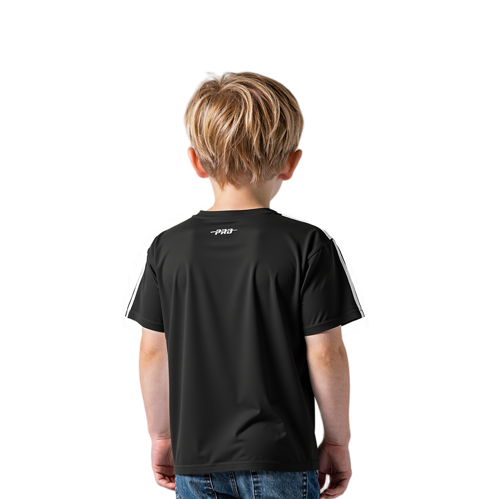 NBA UTAH JAZZ RETRO CLASSIC TODDLER BOYS SHORT SLEEVE TAPING TEE (BLACK)