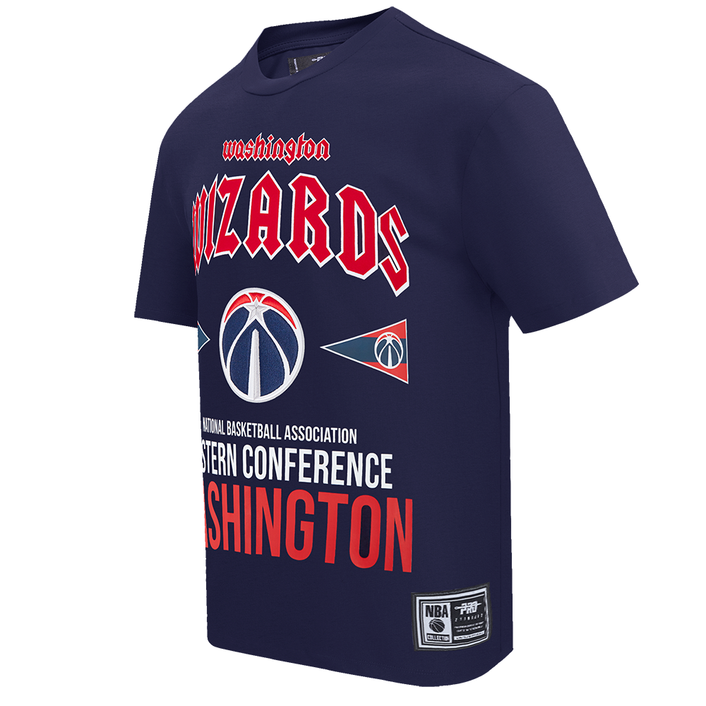 NBA WASHINGTON WIZARDS CITY TOUR CJ DROP SHOULDER TEE (MIDNIGHT NAVY)