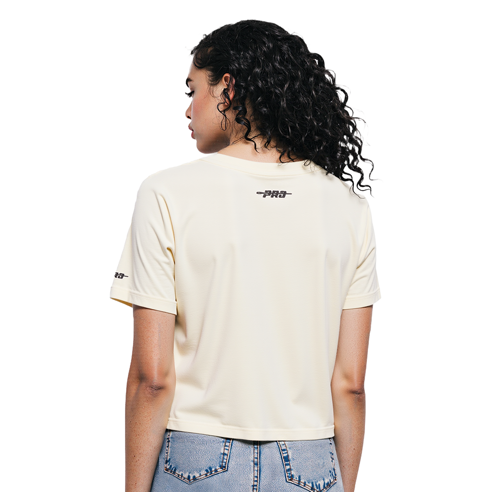 NBA WASHINGTON WIZARDS RETRO CLASSIC WOMEN'S BOXY TEE (EGGSHELL)