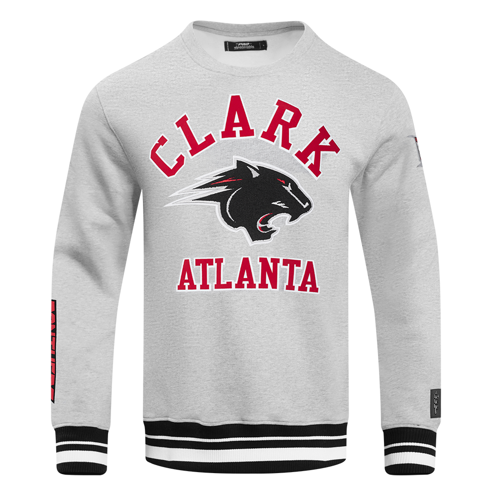 CLARK ATLANTA UNIVERSITY CLASSIC MEN'S STACKED LOGO CREWNECK