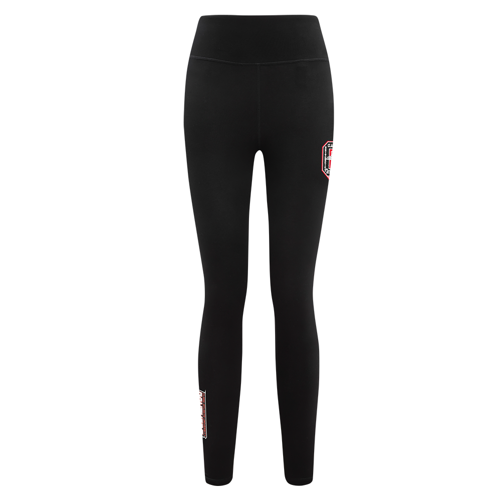 COLLEGE CLARK ATLANTA UNIVERSITY CLASSIC WOMEN'S HW JERSEY LEGGING (BLACK)