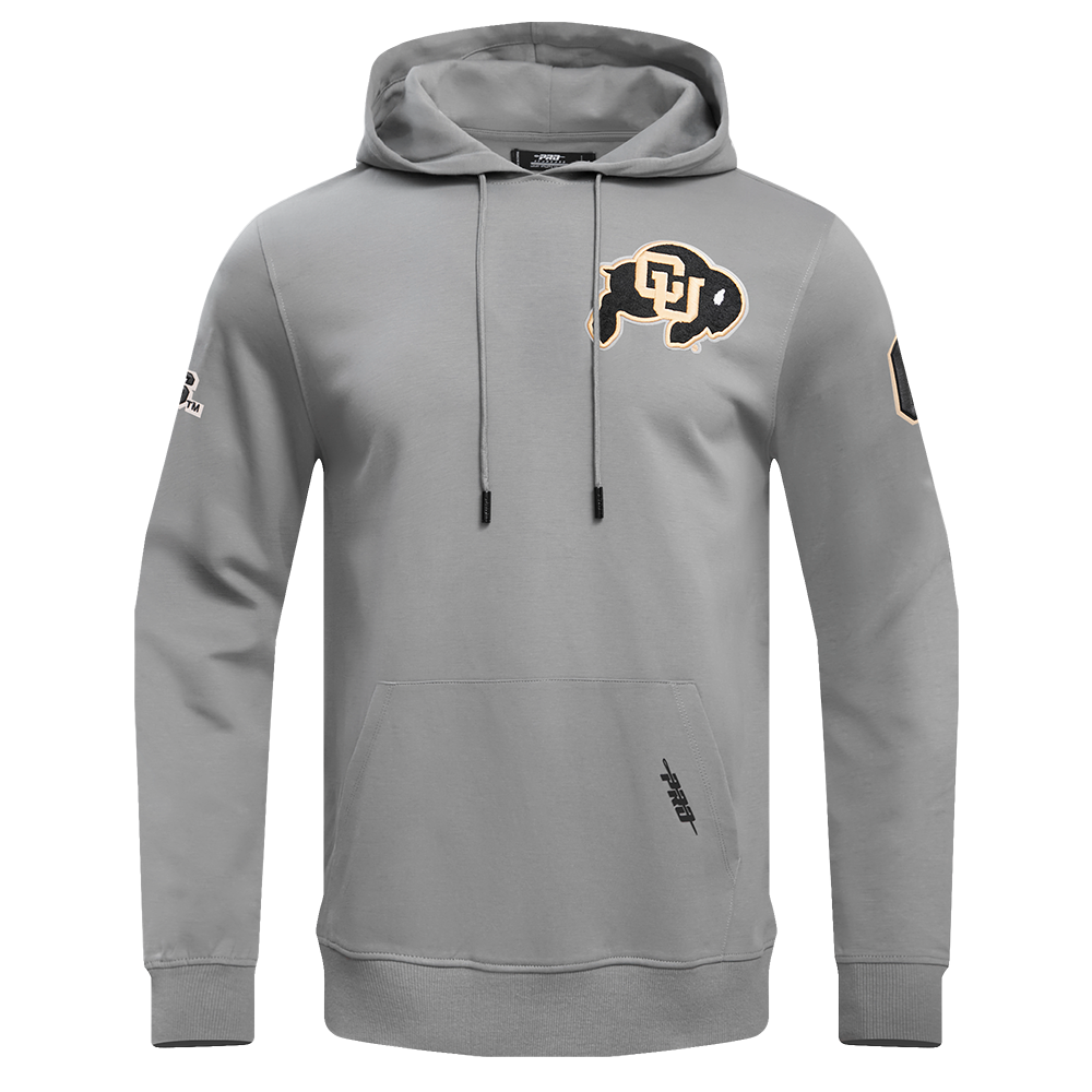 UNIVERSITY OF COLORADO CLASSIC MEN S PO HOODIE GRAY Pro Standard