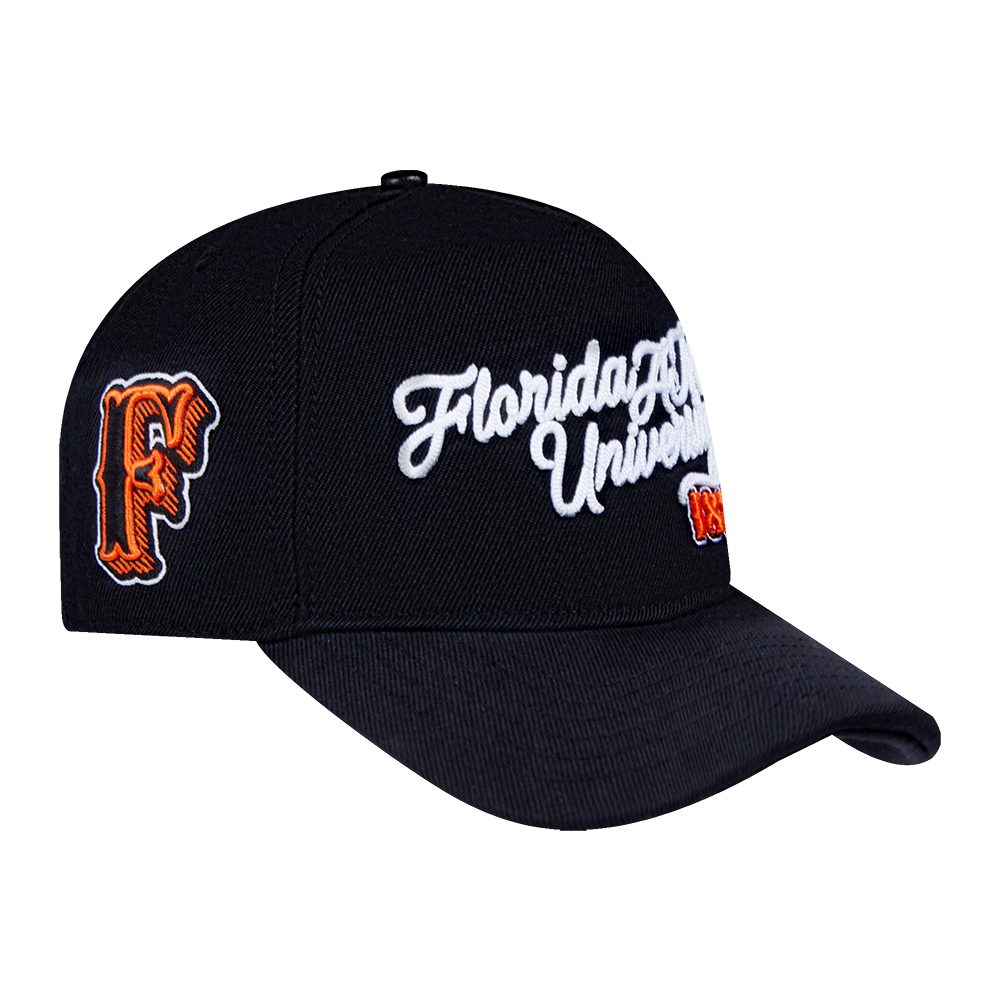 COLLEGE FLORIDA A&M UNIVERSITY VINTAGE VARSITY PINCHFRONT SNAPBACK H (BLACK)