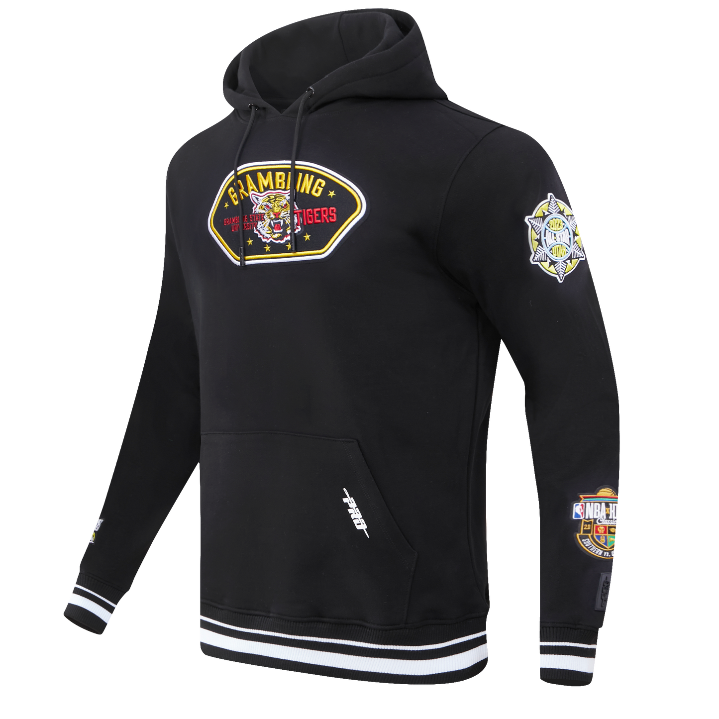 NBA X HBCU ALL STAR 2023 MEN'S GRAMBLING RIB FLC PO HOODIE (BLACK)