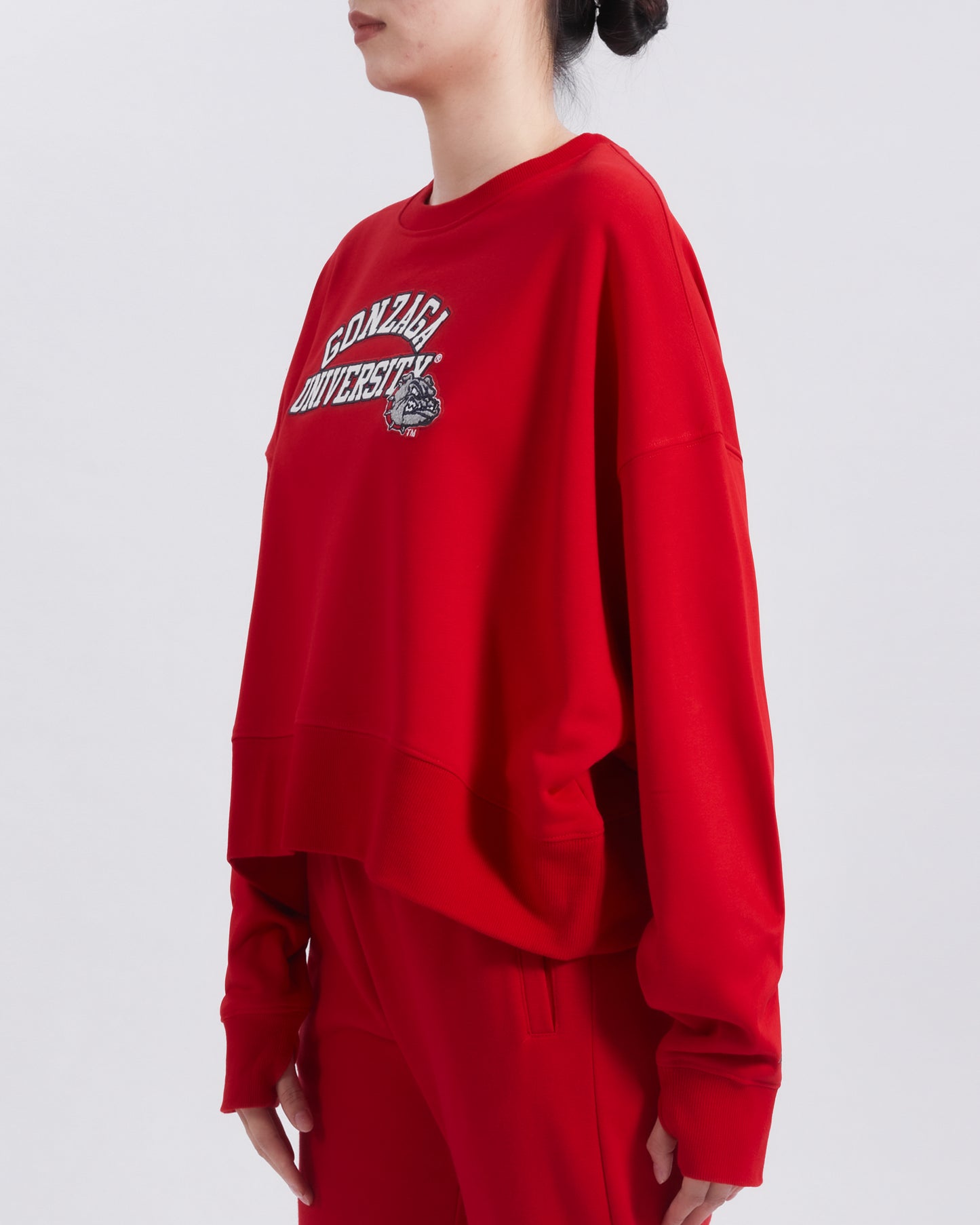 GONZAGA UNIVERSITY CLASSIC FLEECE CREWNECK (RED)