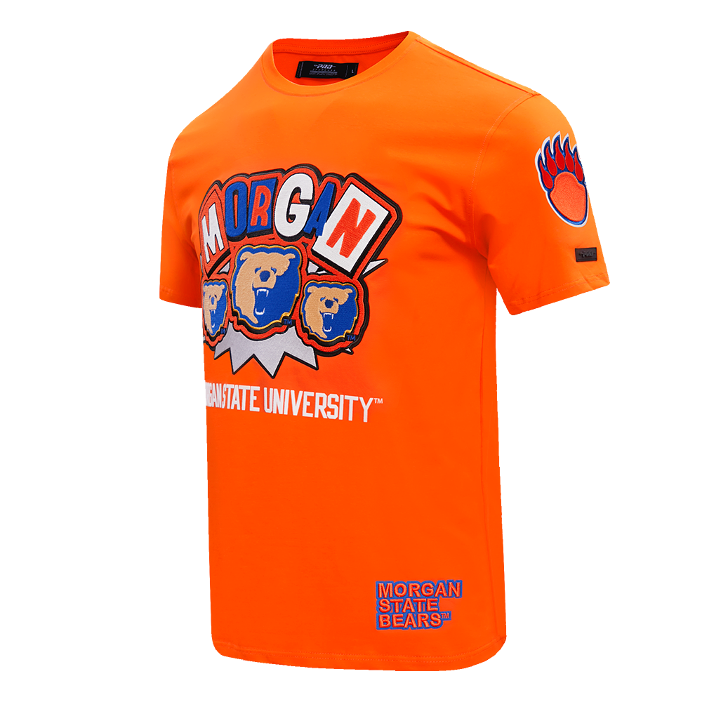MORGAN STATE UNIVERSITY HOMECOMING SINGLE JERSEY MEN'S TEE (ORANGE)