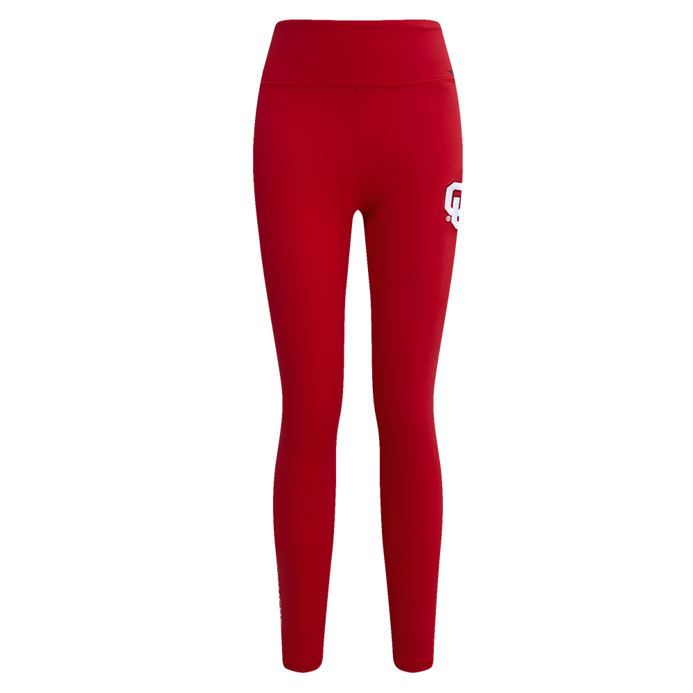COLLEGE THE UNIVERSITY OF OKLAHOMA CLASSIC WOMEN'S HW JERSEY LEGGING (CARDINAL RED)