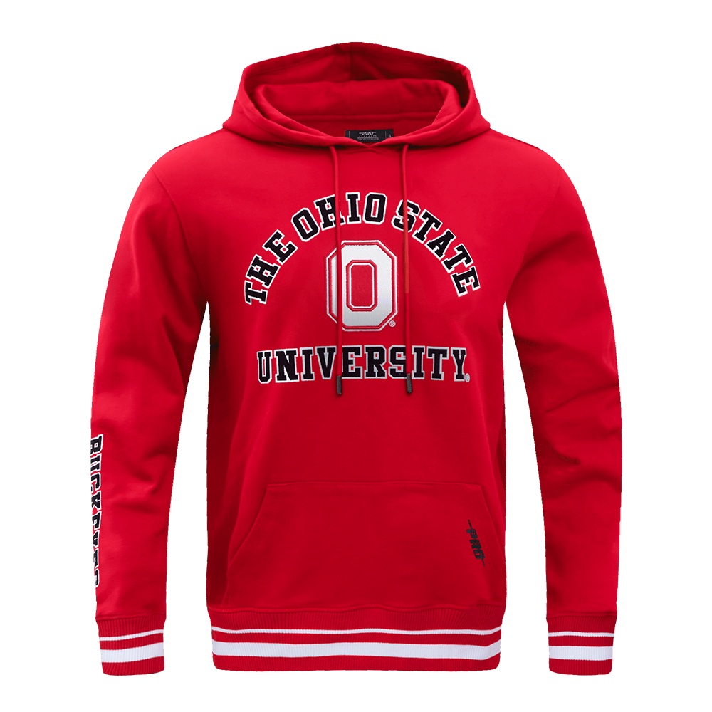 University Of Utah Utes Official Logo Hoodie - Unisex Pullover Sweatshirt, Red & Black (XX-Large)