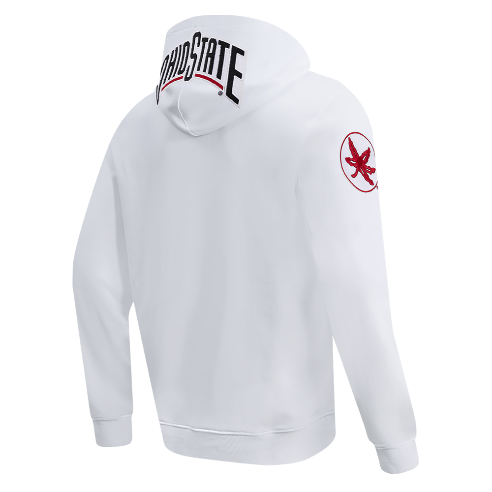 OHIO STATE UNIVERSITY CLASSIC MEN S PO HOODIE WHITE Pro Standard