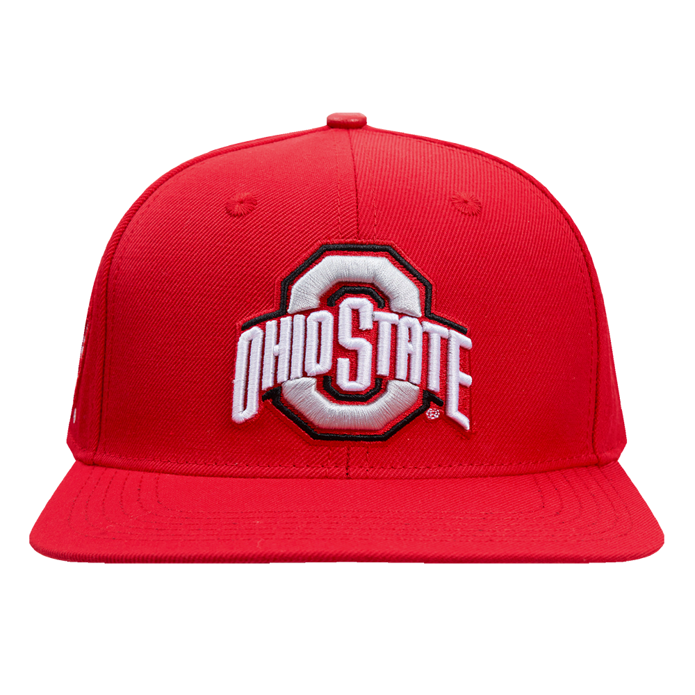 OHIO STATE UNIVERSITY CLASSIC MEN'S WOOL SNAPBACK HAT (RED) – Pro Standard