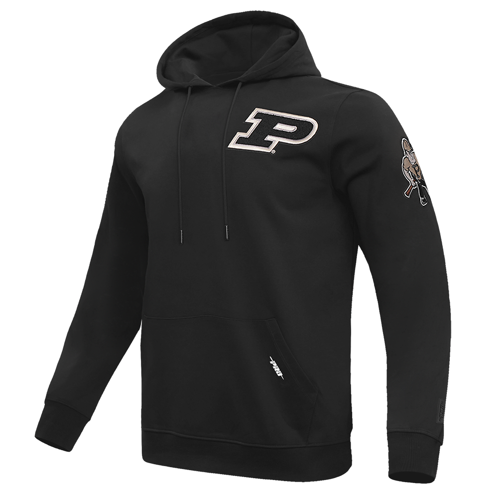 PURDUE UNIVERSITY CLASSIC MEN'S PULLOVER HOODIE (BLACK)
