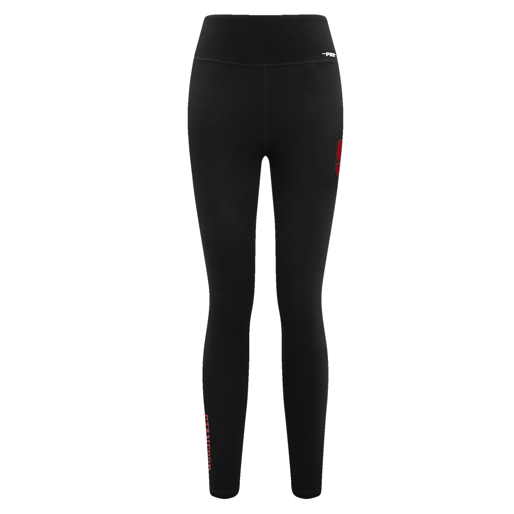STANFORD UNIVERSITY CLASSIC WOMEN'S HIGH WAIST JERSEY LEGGING (BLACK)