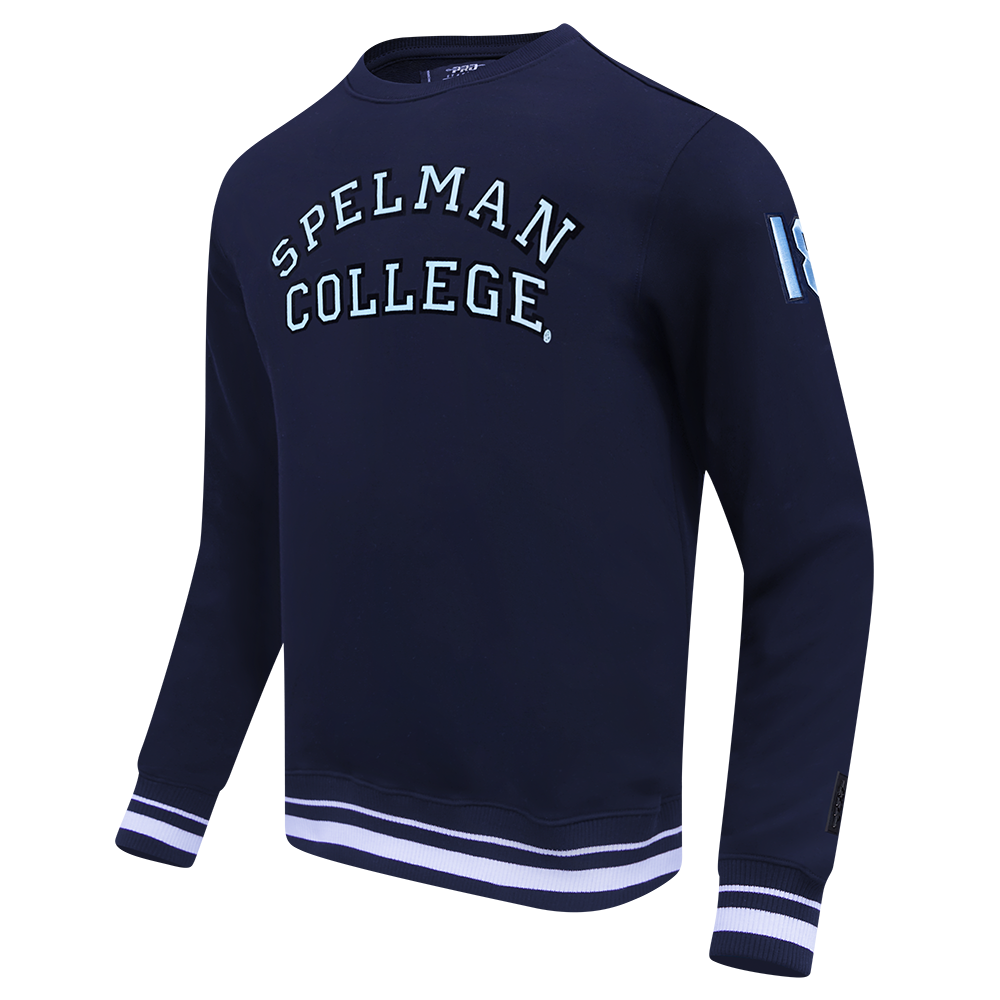 SPELMAN COLLEGE CLASSIC MEN'S CREWNECK (UNIVERSITY BLUE)