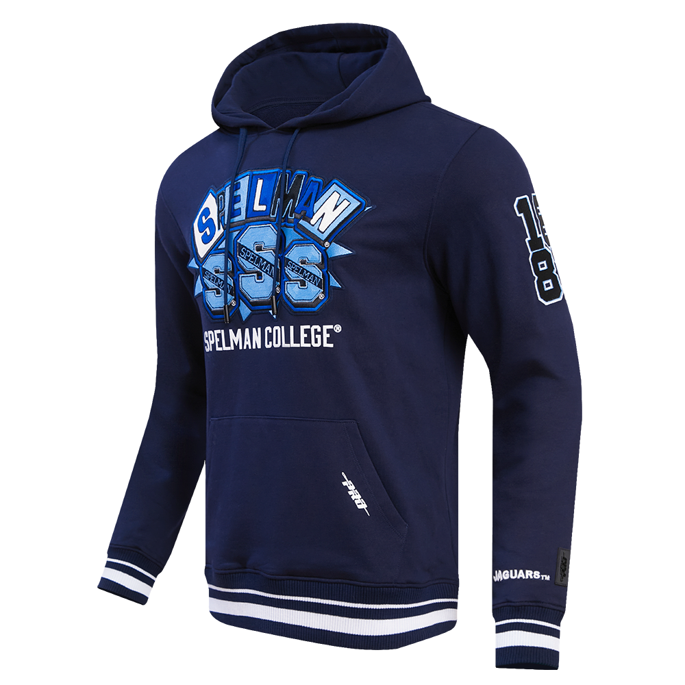 SPELMAN COLLEGE HOMECOMING MEN'S RIB PO HOODIE (MIDNIGHT NAVY)
