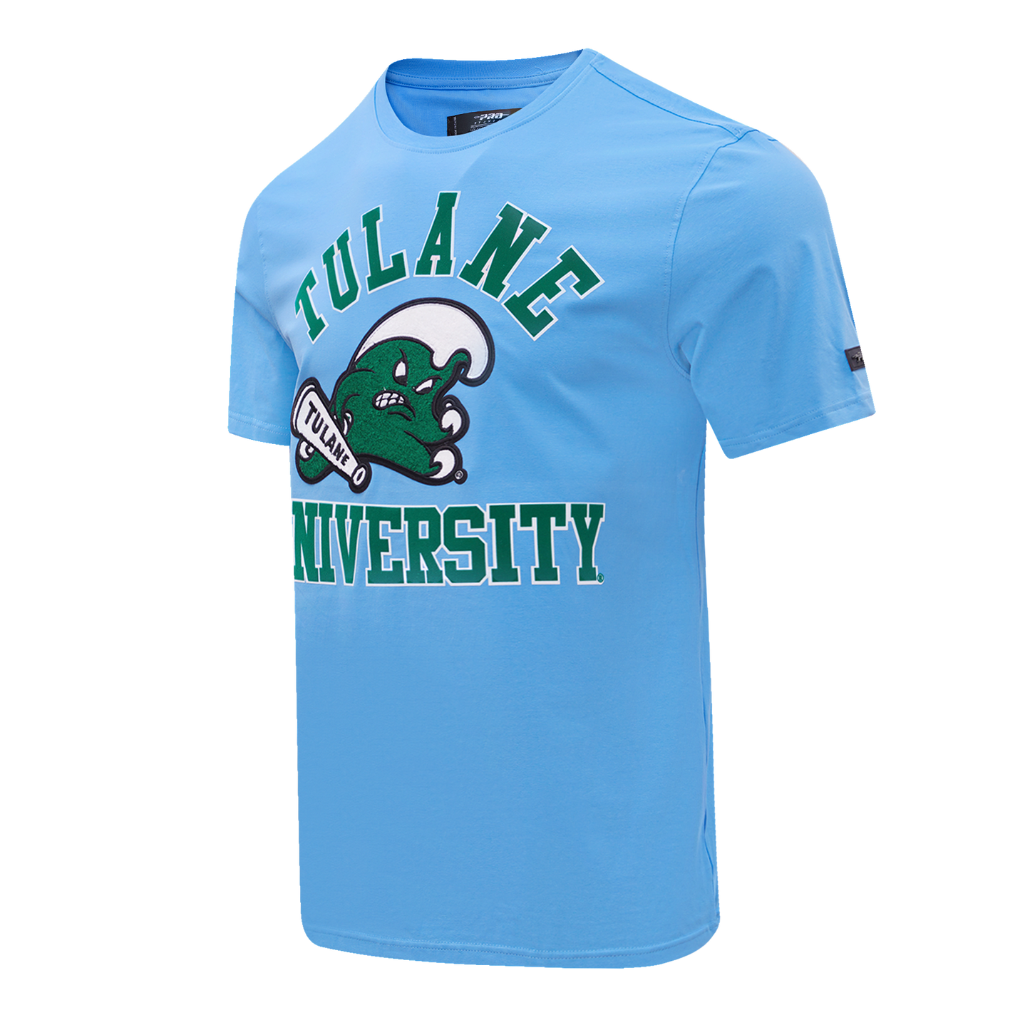 TULANE UNIVERSITY CLASSIC MEN'S STACKED LOGO TEE (UNIVERSITY BLUE)