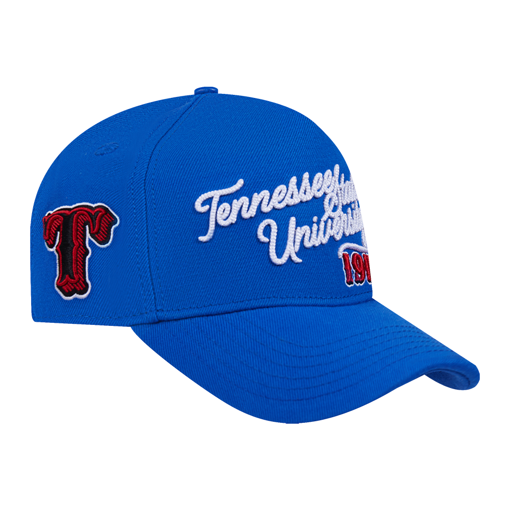 COLLEGE TENNESSEE STATE UNIVERSITY VINTAGE VARSITY PINCHFRONT SNAPBA (ROYAL BLUE)
