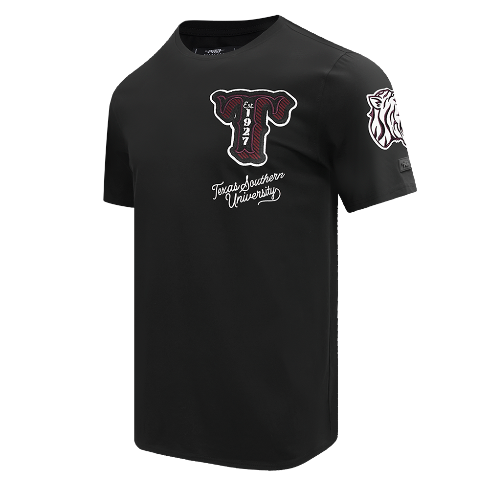 COLLEGE TEXAS SOUTHERN UNIVERSITY VINTAGE VARSITY MEN'S SJ TEE (BLACK)