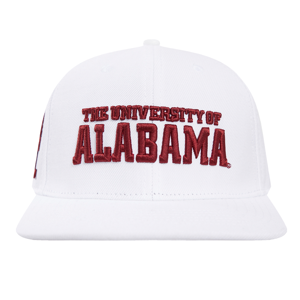 UNIVERSITY OF ALABAMA CLASSIC WOOL SNAPBACK HAT (WHITE)