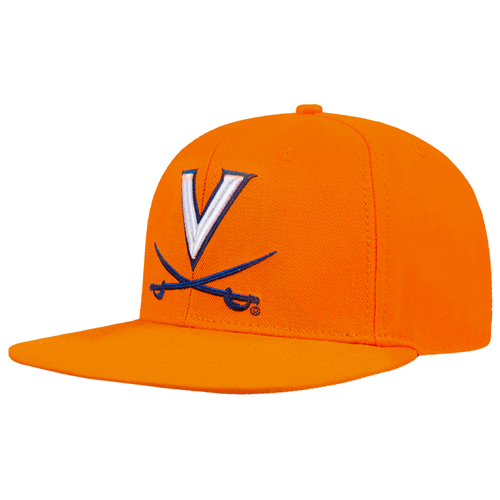 UNIVERSITY OF VIRGINIA CLASSIC UNISEX PRIMARY LOGO WOOL SNAPBACK HA (ORANGE)
