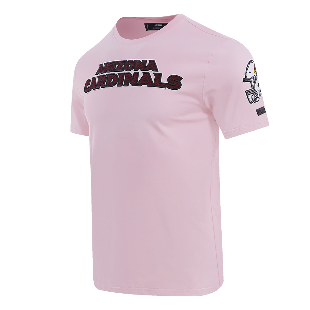 NFL ARIZONA CARDNIALS CLASSIC CHENILLE SINGLE JERSEY TEE (PINK)