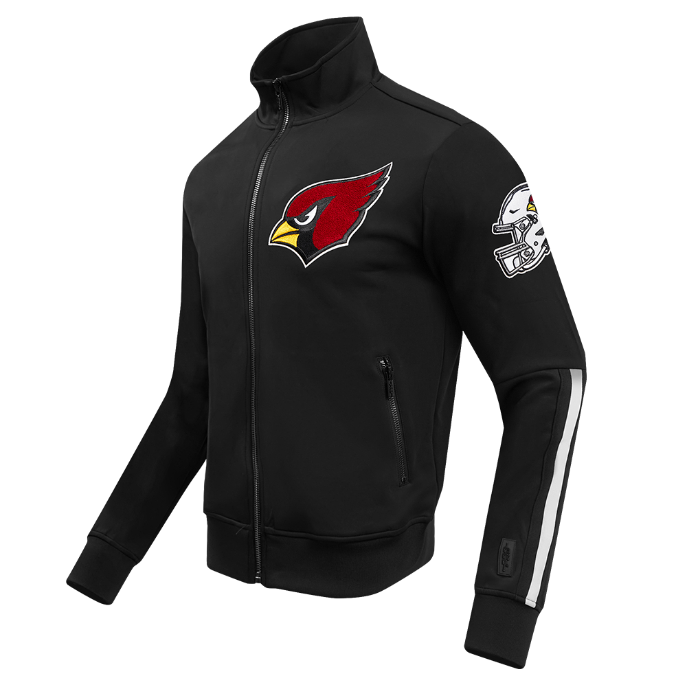 NFL ARIZONA CARDNIALS CLASSIC MEN'S DK TRACK JACKET (BLACK)