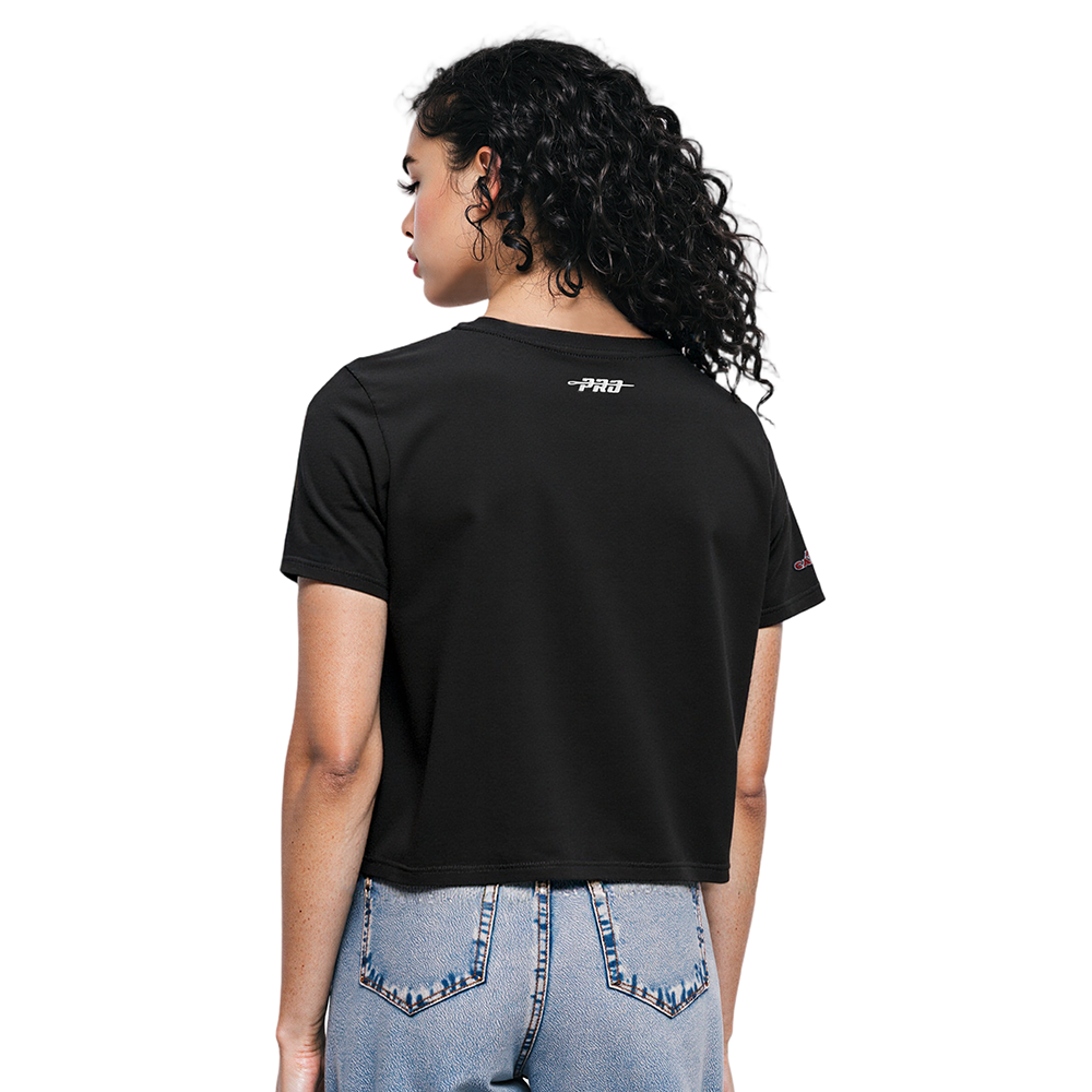 NFL ARIZONA CARDINALS SCRIPT TAIL WOMEN'S SJ BOXY TEE (BLACK)
