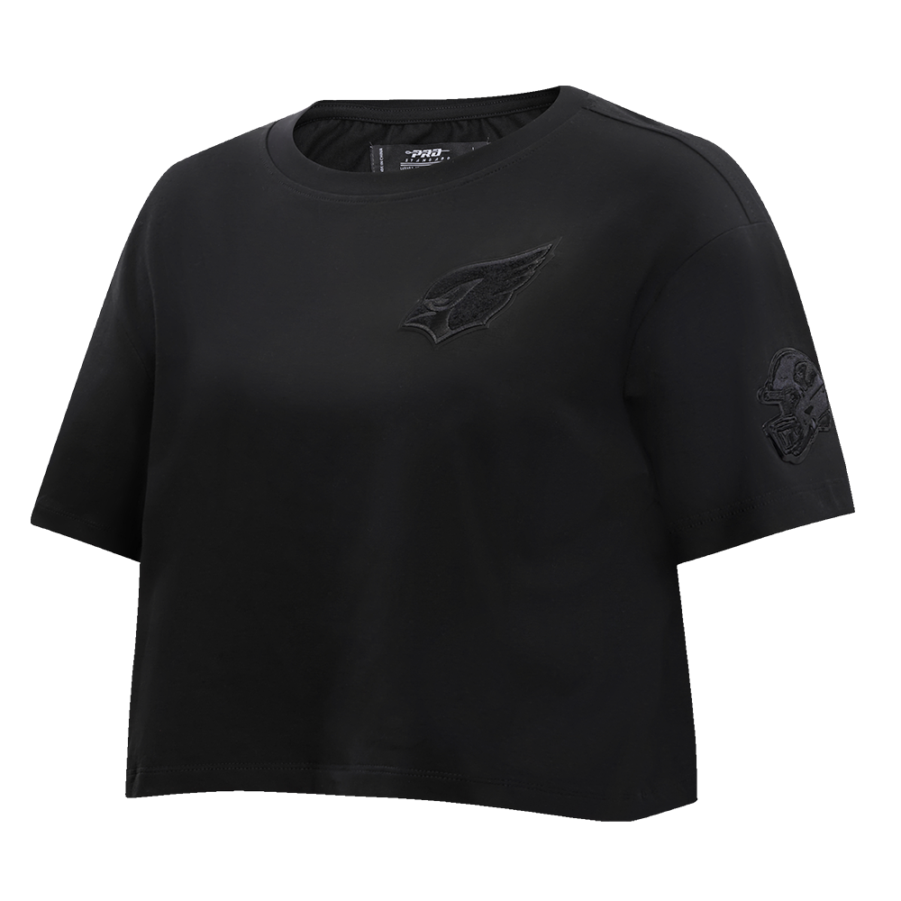 NFL ARIZONA CARDINALS CLASSIC 3BK SJ WOMEN'S BOXY TEE (TRIPLE BLACK)