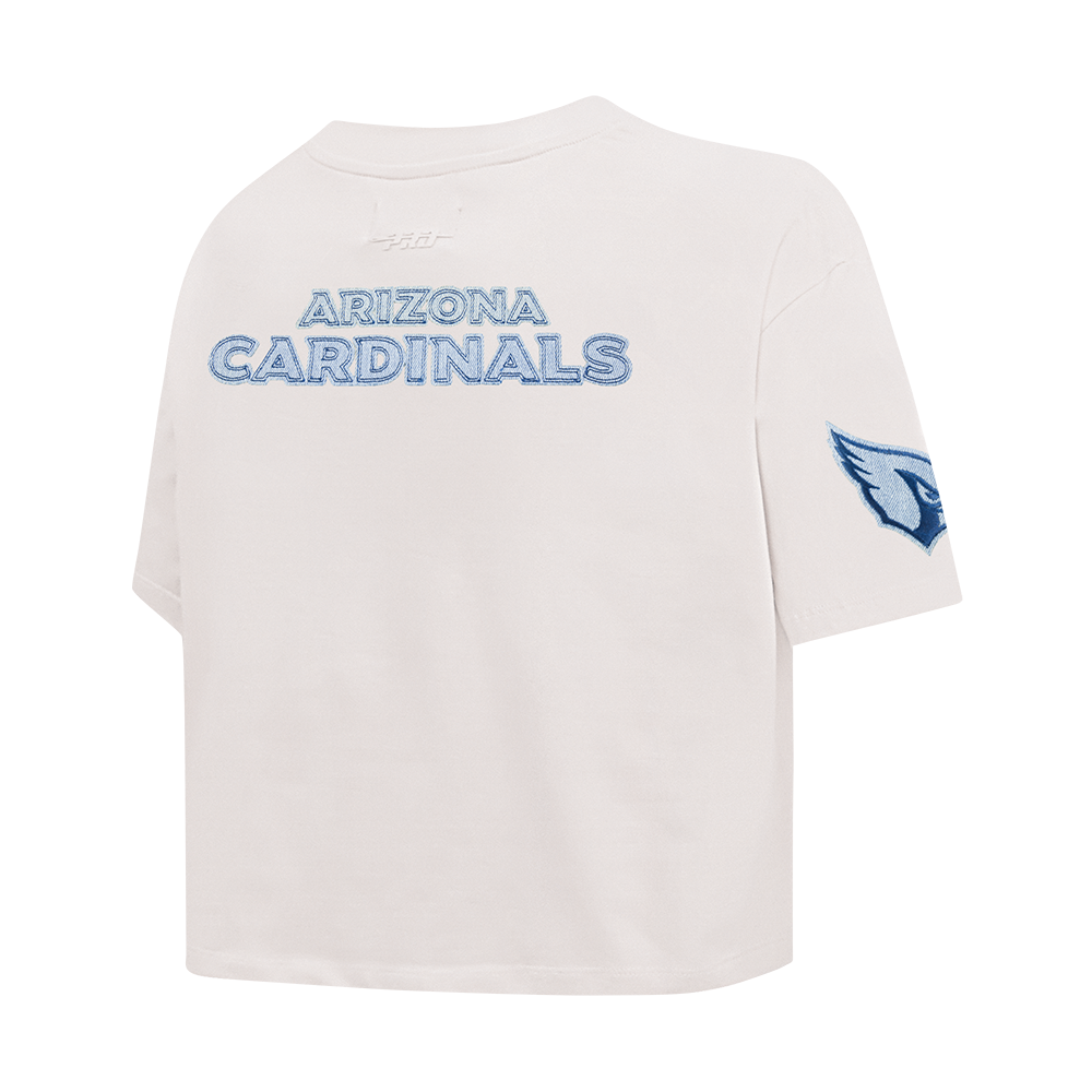 NFL ARIZONA CARDINALS VARSITY BLUES WOMEN'S  SJ BOXY TEE (LINEN)