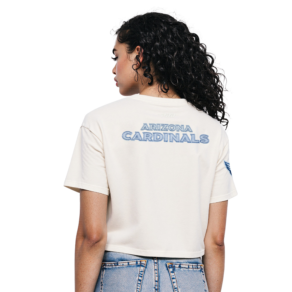 NFL ARIZONA CARDINALS VARSITY BLUES WOMEN'S  SJ BOXY TEE (LINEN)