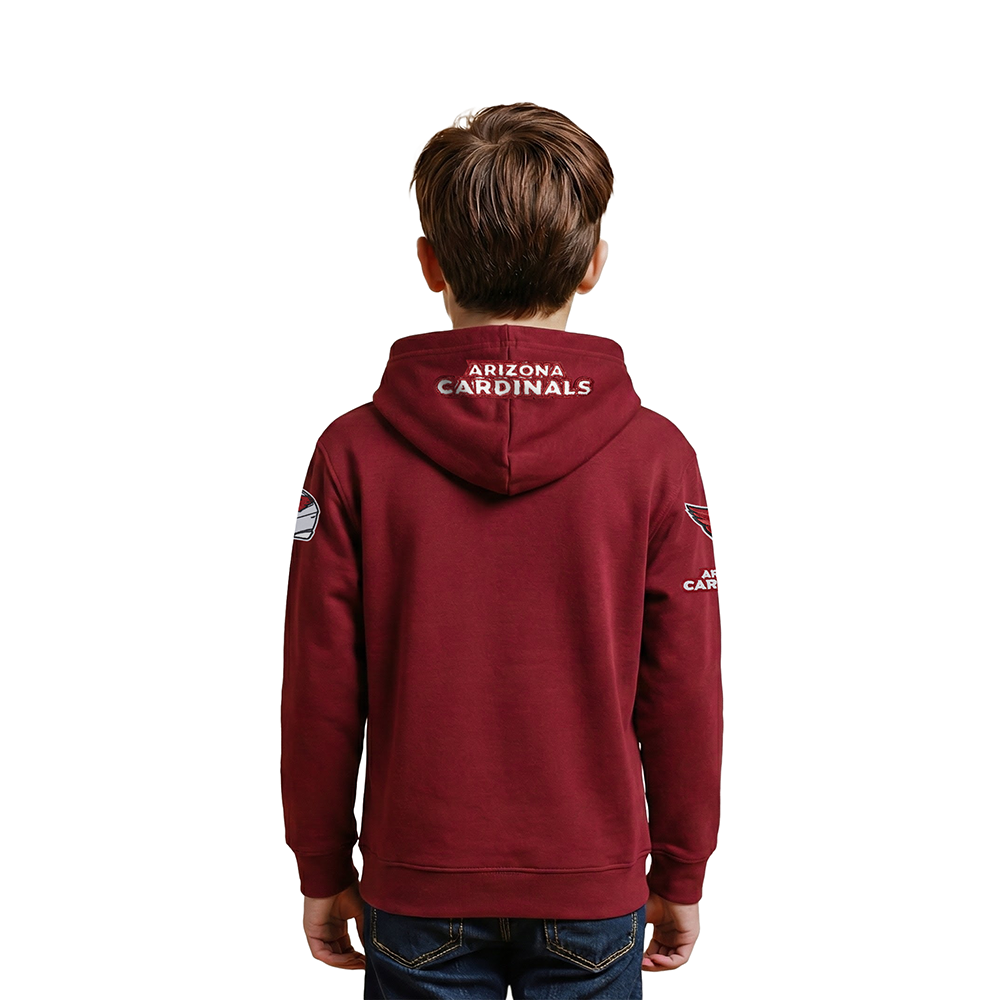 NFL ARIZONA CARDINALS CLASSIC LITTLE BOY'S FLC PO HOODIE (CARDINAL RED)