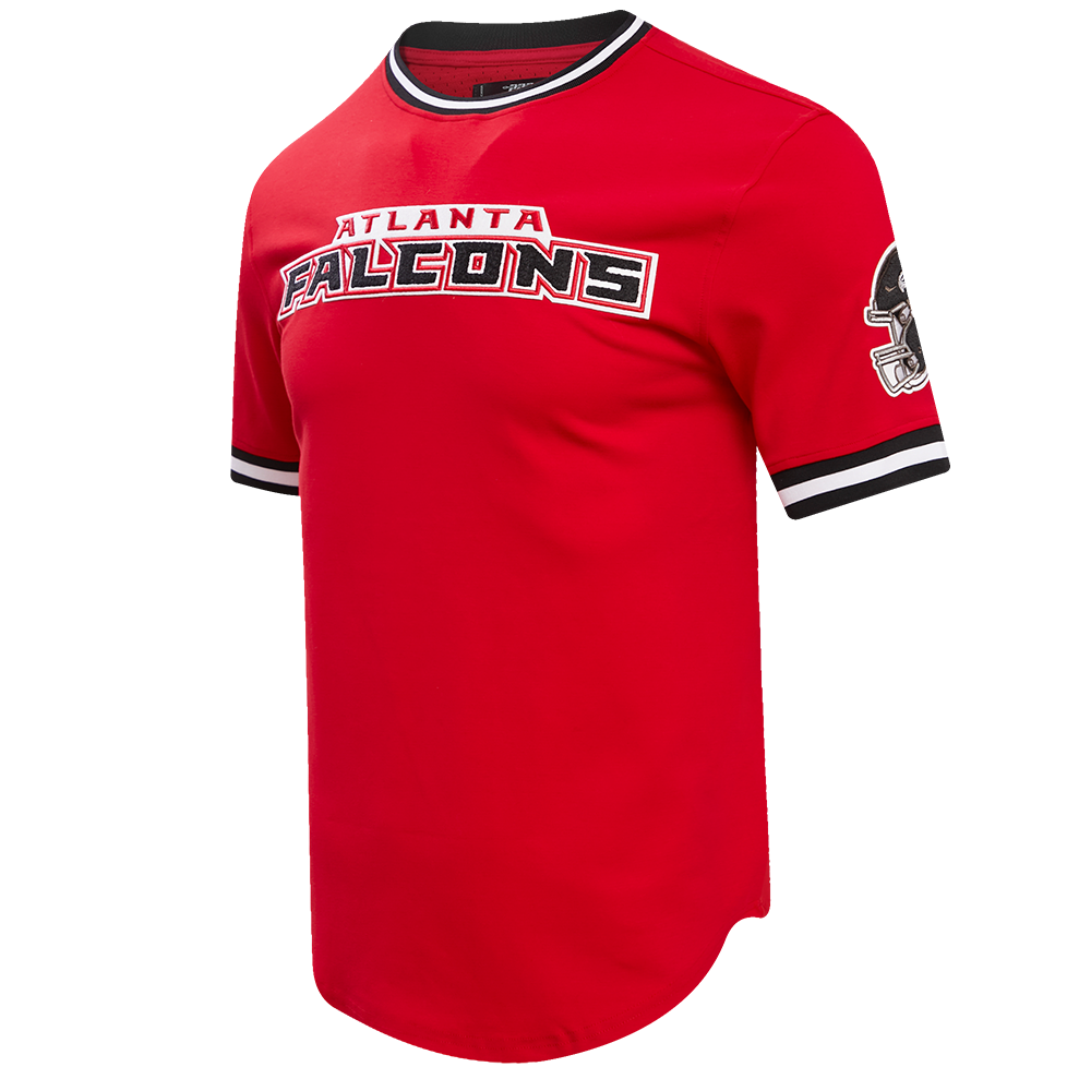NFL ATLANTA  FALCONS CLASSIC CHENILLE DOUBLE KNIT TEE (RED)