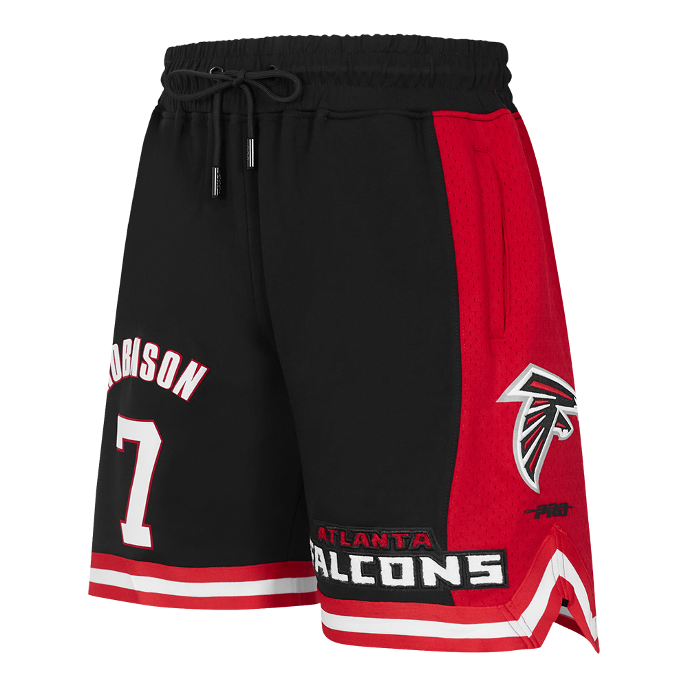 NFL ATLANTA FALCONS TRIPLE BLACK SATIN JACKET (TRIPLE BLACK)