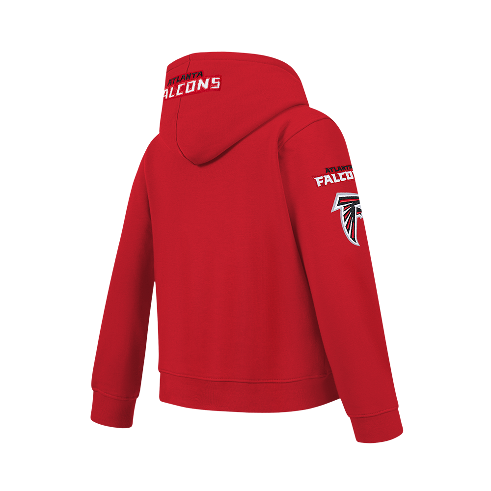 NFL ATLANTA FALCONS CLASSIC BIG BOY'S FLC PO HOODIE (RED)