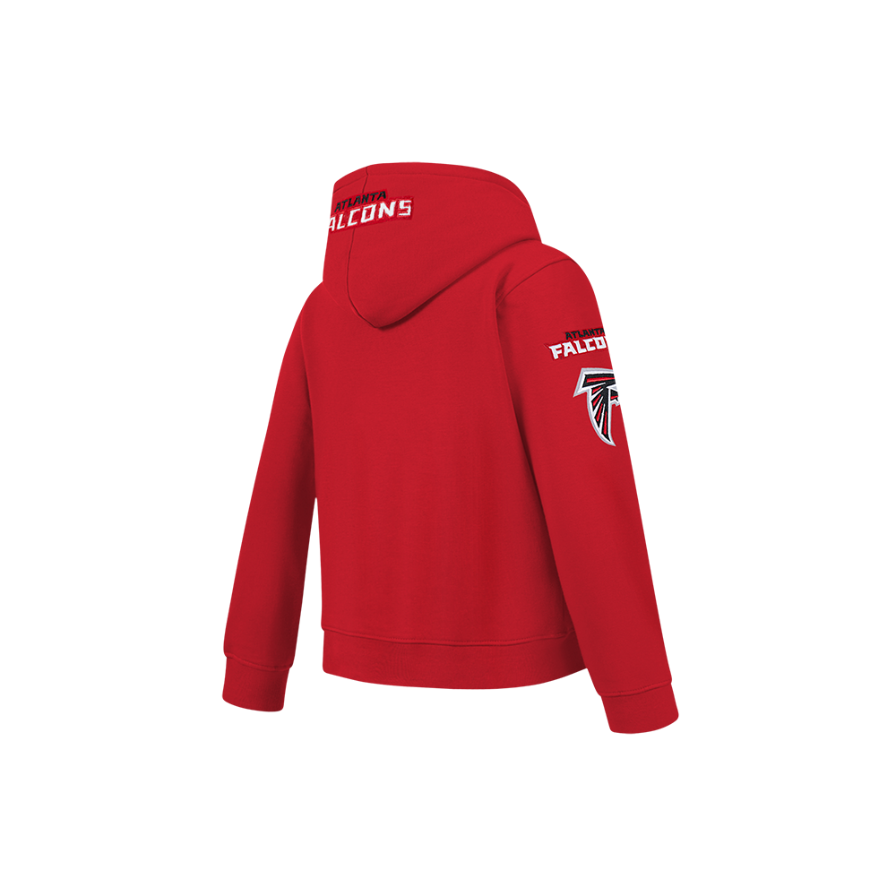NFL ATLANTA FALCONS CLASSIC LITTLE BOY'S FLC PO HOODIE (RED)