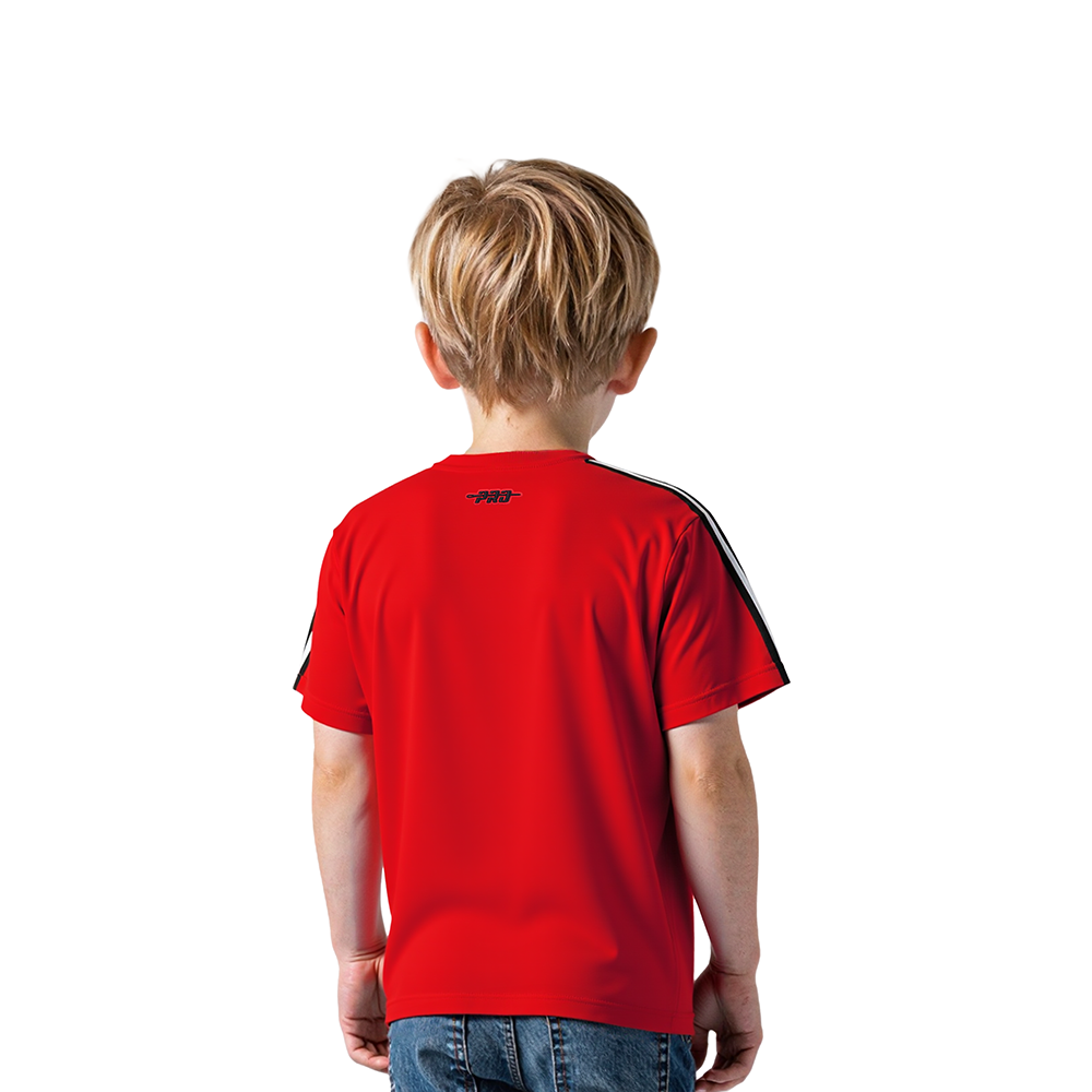 NFL ATLANTA FALCONS RETRO CLASSIC TODDLER BOYS SHORT SLEEVE TAPING TEE(RED/BLACK)
