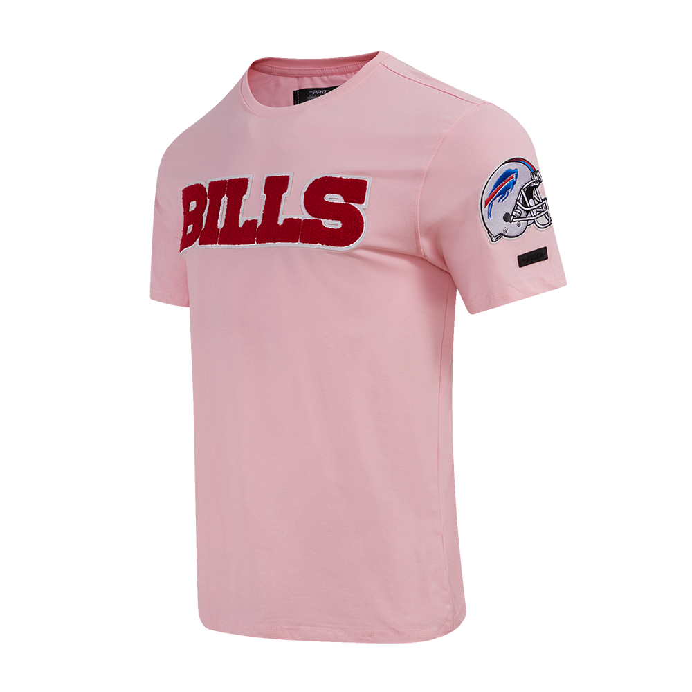 NFL BUFFALO BILLS CLASSIC CHENILLE MEN S TEE PINK Pro Standard